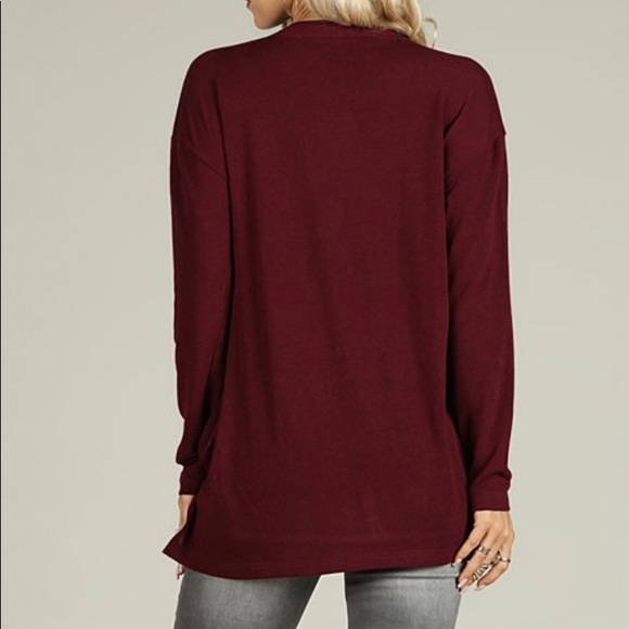 Red flowy tunic - Picture 2 of 2